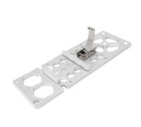 Right Angle Circular Saw Guide Rail, Accurate 90° Angle Stop Track Saw Guide Rail, Self Adjusting Quick Clamp Aluminum Alloy Stainless Steel for Woodworking, Perfect for DIY and Pr