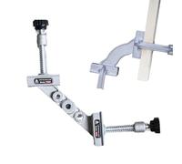 Right Angle Clamp 90 Degrees, Pipe Fixing, Adjustable Aluminium Tools for Wood and Metal Pipes with Aligner for Carpenters