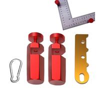 Right Angle Clamp | Carpentry Auxiliary Gauge,Accurate Right Angle Ruler Auxiliary Clamp for Furniture Cabinet Frame Woodworking Living Room Home Workplace