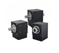 Right angle Commutator gearbox 90mm size flange and 19mm input shaft for 80ST or 90ST servo electronic starter EKFBQBGW(NS90,Ratio 4-1)