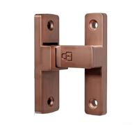 Right Angle Door Lock Latch, 90 Degree Angle Zinc Alloy Door Lock Sliding Latch Bolt Security For Bedroom Cabinet Window Storage Room(Antique red)