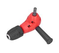 Right Angle Drill Adapter 90 Degree Adjustable Chuck Bend Extension Attachment High Torsion Hardened Material for Electric Drill Pneumatic Tools Plastic Stainless Steel 389g