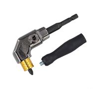 Right Angle Drill Adapter 90 Degree Corner Drill Driver with Rotatable Extension for Tight Space Drilling, Chrome Vanadium Steel Electric Drill Attachment