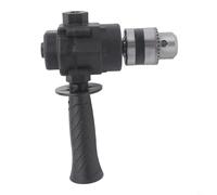 Right Angle Drill Adapter with 6PC Drill Bits, 90 Degree Three Jaw Chuck Corner Bend Extension for Tight Spaces, Steel Construction, 2/3/4/5/6(A)