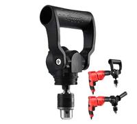Right Angle Drill Attachment - 90 Degree Drill Adapter with Magnetic Bit Holder | Ergonomic Chuck, Metal Construction, Hard-to-Reach Screw Access, Woodworking Use, Portable Handle Grip, Ready