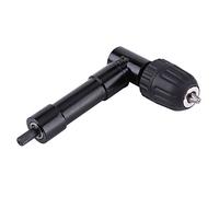 Right Angle Drill Attachment 90 Degree Extension Chuck Adapter for Electric Power Drills - Cordless Drill Adapter with 90° Bend Drill Bit Tool for Angle Extension Chuck and Drill Machine Attachment