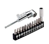 Right Angle Drill Attachment - Drill Extension Bit Holder, Square Bit Adapter | Compact Drills Tool for Cordless, Hand Wrench, Electrical Projects, DIY Home Repair, Workshop Maintenance Accessory
