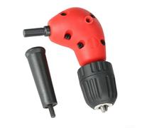 Right Angle Drill Attachment Keyless Chuck for Fast Bit Changes, Compact Design for Tight Spaces