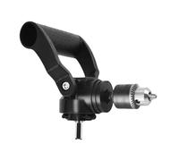Right Angle Drill Chuck Adapter - 90 Degree Adapter, Non-Slip Drill Attachment Adapter | Metal Drill Chuck Adapter, Black Right Angle Drill Attachment, 90 Degree Drill Adapter for All Electric Drills