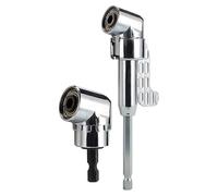 Right Angle Drill Square bit 105 Degree Screwdriver Adapter Corner Drilling Attachment Tight Space Tool Electrical Installation Wiring Repair Furniture Assembly Power Driver Extension Compact Profile