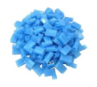 right angle female crimp connectors with nylon body and copper core for enhanced For electrical conductivity, suitable for various wire gauges and confined wiring projects (120pcs)