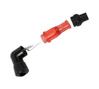 Right Angle Flashing Spark Plug Cap,Flash Spark Plug Resistor for Motocross - Motorcycle Flash Spark Plug Boot Cap for Most Motorcycles