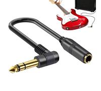 Right Angle Guitar Extension Cable,Stable Transmission 1/4 Inch Plug-and-Play - Right Angle Adapter,for Recordings Live Performances, Guitars Speakers Multimedia