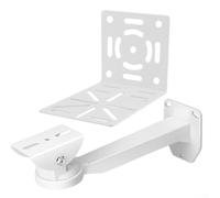 Right Angle L Shape Adapter Auxiliary Bracket Steel Plate Support with Mounting Screws for Security Cameras Suitable for Outdoor Installation (B )