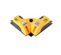 Right Angle Laser Level, 90 Degree Laser Leveler Self Leveling Laser Level, Vertical Level Cross Beam Tool for Construction Picture Hanging Tile Laying, Yellow