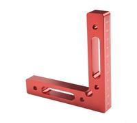 Right Angle Locator 90 Degree Aluminum Alloy Square Ruler, For Woodworking And Construction, Red/Blue, 120Mm X 120Mm(1pcs red)