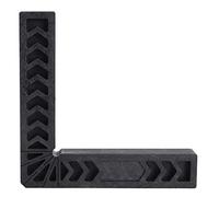 Right Angle Locator Ruler, High Hardness Plastic, 7.9 x 7.9 Inch - Durable Engineering Plastic, Accurate Measurement, Ideal for Woodworking and Carpentry