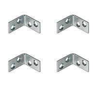 Right Angle Metal L Bracket 25×16mm Corner Brace Fixing Support Repair Bracket x4