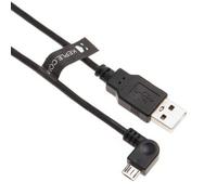 Right Angle Micro USB Cable 90 Degrees Angled Charging & Data Sync Wire In Car Charge Lead Compatible with TomTom START 50, 20, 25, 40, 35, 30, 60 GPS Sat Navigation System | 1m