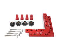 Right Angle Positioning Ruler, Aluminum Alloy Carpenter Tool, 90 Degrees L Shaped Woodworking Measuring Tool with Scale, Precision Ruler for DIY Projects and Professional Use