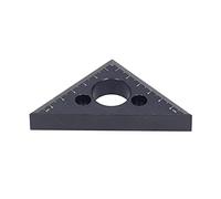 Right Angle Ruler, Aluminum Alloy Height Triangular Ruler, Thickened Woodworking Measuring Tool with Engraved Scale, 0-6cm Range for DIY Projects and Professional Use