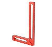 Right Angle Ruler, Framing Square Metal Ruler Aluminum Alloy Height Measuring Scribing L Shape Carpenter Square 90 Degree Woodworking Right Angle Ruler (160mm)