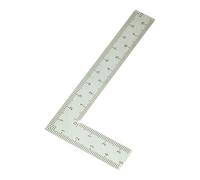 Right Angle Ruler - L Terrestrial Square | Double-Sided Measurement | Precision Stainless Steel Construction for Roofing Woodworking Designs.