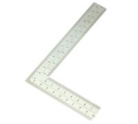 Right Angle Ruler - L Terrestrial Square | Double-Sided Measurement | Precision Stainless Steel Construction for Roofing Woodworking Designs.