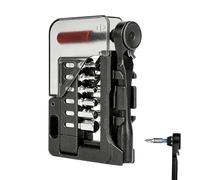 Right Angle Screwdriver - Alloy+Nylon+PP, 4 x 2.7 Inch Mini Ratchet Set, Improved Precision | Modular Design Ratchet Wrench, Maintenance Tool Kit for Men & D Cyclists