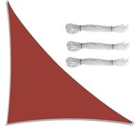 Right Angle Shade Sail 3m x 4m x 5m Triangle Sun Shade for Garden Waterproof UV Block Fabric Canopy with 3 Ropes Durable Patio Awning Covering