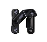 Right Angle Sliding Door Locking Latch, 5 Pcs 90 Degree Right Angle Stainless Steel Barn Door Toggle Latch Black(Medium)