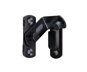 Right Angle Sliding Door Locking Latch, 5 Pcs 90 Degree Right Angle Stainless Steel Barn Door Toggle Latch Black(Large)
