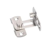 Right Angle Sliding Door Locking Latch, 5 Pcs Right Angle Sliding Barn Door Lock Stainless Steel Silver Black 50-70mm(Silver(50/70mm))