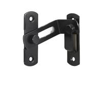 Right Angle Sliding Door Locking Latch, Stainless Steel 90 Degree Right Angle Flip Door Latch Multicolor for Barn Sliding Door(D)