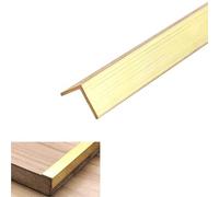 Right Angle Stair Edge Protector - Durable Brass Step Edge Trim for Indoor & Outdoor Use, 10x10 mm Transition Strip(9m)
