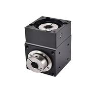 Right Angle Steering Gear, 5mm 8mm Input, 2:1 3:1 5:1, For 40mm Servo Motor, Nema17 42mm Stepper Motor, Single Hole Output Reducer(Single hole-8 Input,2 to 1)