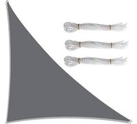 Right Angle Sun Shade Sail 3m x 4m x 5m Triangle Waterproof UV Block Canopy for Garden Patio Deck Includes 3 Ropes Durable Outdoor Awning Cover