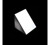 Right Angle Triangle Isosceles Prism, Ray Refraction, Optical K9 Glass for Reflection Physical Experiment, 4 * 4mm Precision Optical Instruments