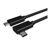 Right Angle USB C Video Cable 0.5m, 4K UHD with Audio Support 100W PD Fast Charge and Data Syncing at Gen2 10Gbps High Speed Compatible for USB C iPad Pro, MacBook Pro, iMac, Surface Pro and More