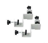 Right Angle Woodworking Clamp For 90 Degree Joints Thickened Metal Corner Fixer With Rubber Pads For Photo Frame And Fish Tank Assembly Beige Black 2 Pack