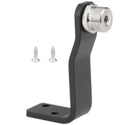 Right Angled Microphone Stand Adapter 5/8inch-27 Male To 1/4inch-20 Female Threaded Base Mounting For Wall Table Heavy Duty Microphone Thread Converter