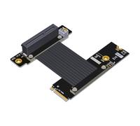 Right Angled PCIE Extension Cable for Networking Acquisition NVMe Adapter Card Extender Replacement Extension