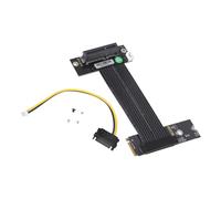 Right Angled PCIE Extension Cable for Networking Acquisition NVMe Adapter Card Extender Replacement Extension