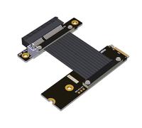 Right Angled PCIE Extension Cable for Networking Acquisition NVMe Adapter Card Extender Replacement Extension