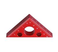 Right Angled Ruler 45/90 Degree Small Aluminum Triangle Ruler With BothImperials And MetricScale Carpenter Square Rafters Square