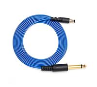 Right-Angled Tattoo Machine 90 Degree RCA Cord Ultra Thin Cable for Pen(DC Blue)