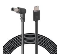 Right Angled USB Type C to 5.5x2.5mmDC Charging Cable with Function 9V 12V 20V Output for Electronics