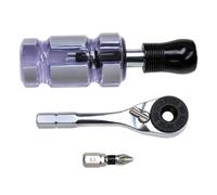 Right Angles Screwdriver with Forward, 3piece Set of Anti | Removable Driver Bits, Multiple Screw-Head Tasks, Compact Control for Confined Fastening