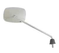 Right chrome mirror adaptable for Piaggio 125 Beverly 2004+2009 (CE approved)