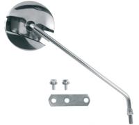 Right Chrome Mirror Complete With Plate For Vespa PX 125 150 200